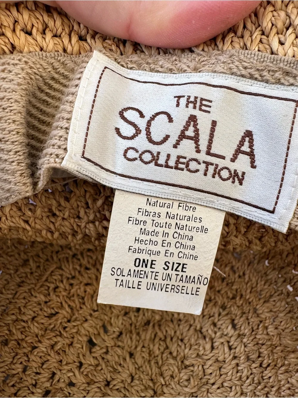 Scala Nature Fibre Woven Sun Hat Dimensional Brim Resort Cruise Coastal Garden - Picture 4 of 5
